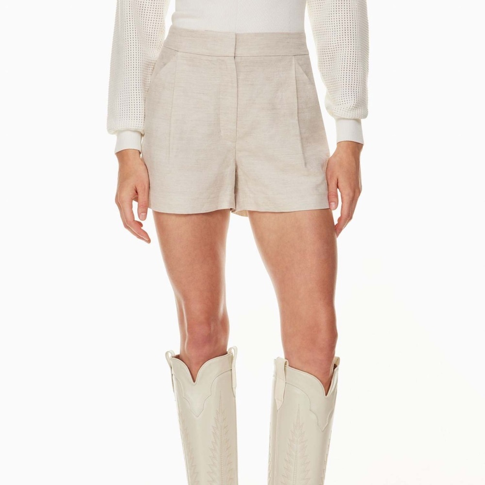 NWT Aritzia Wilfred Fable Linen Mini Short